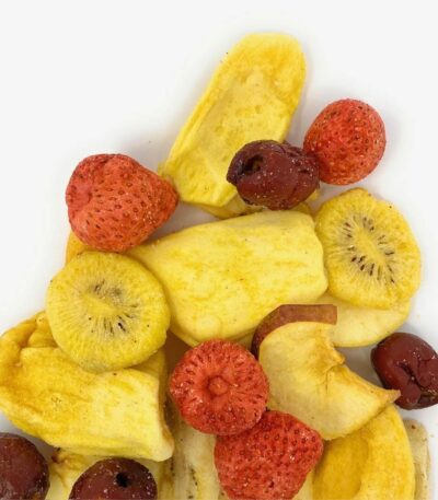 chips di frutta rossa